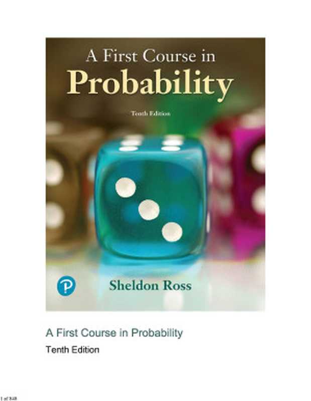 A First Course in Probability， Tenth Edition（Sheldon Ross）（2023）