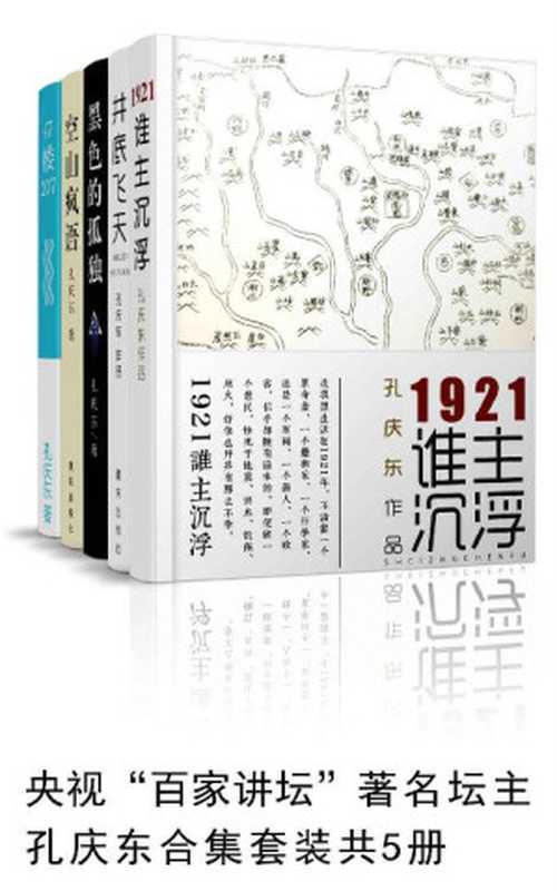 孔庆东合集套装共5册（47楼207；空山疯语；黑色的孤独；谁主沉浮；井底飞天）（孔庆东）（2015）