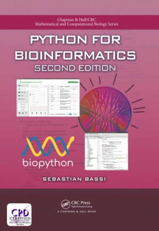 Python for Bioinformatics， Second Edition（Sebastian Bassi）（CRC Press 2017）