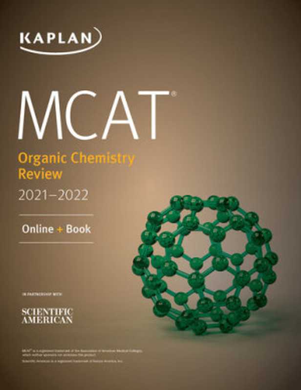 MCAT Organic Chemistry Review 2021-2022 (Kaplan Test Prep)（Kaplan Test Prep）（Kaplan Test Prep 2020）