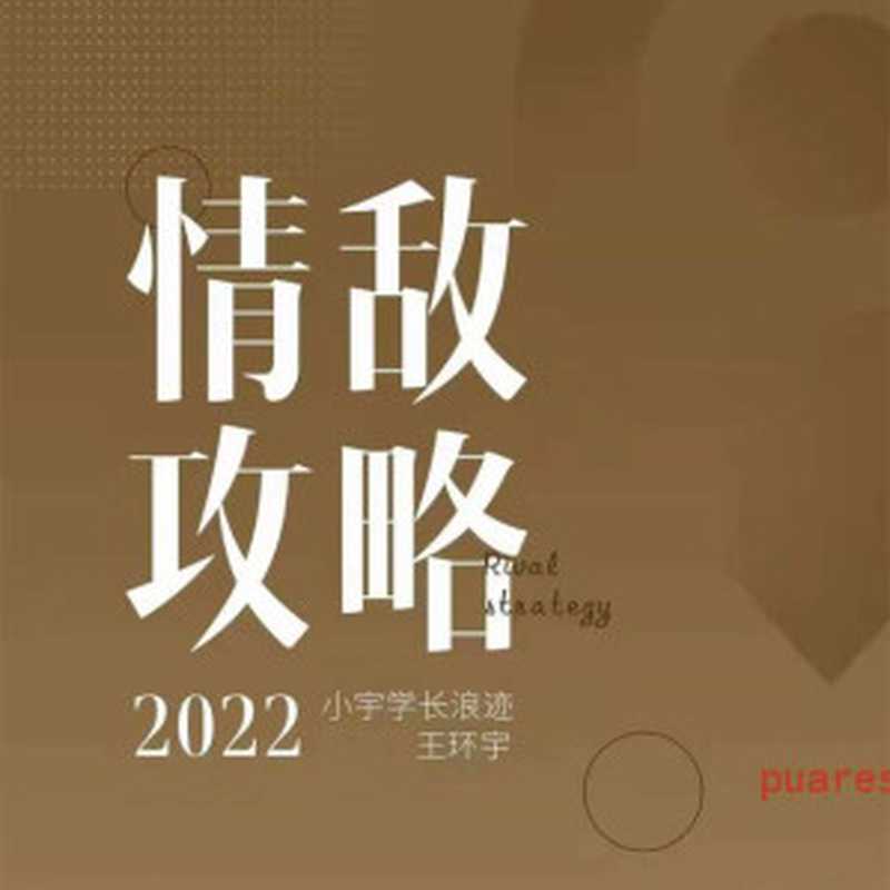 情敌攻略（浪迹）（华侨出版社 2022）