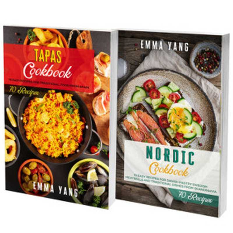 Vegetarian Mediterranean And Nordic Cookbook： 2 Books In 1： 150 Recipes For Vegetarian Diet And Traditional Scandinavian Food（Yang， Emma）（2021）