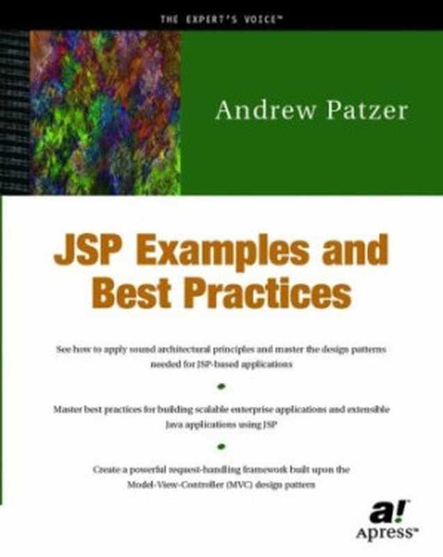 JSP Examples and Best Practices（Andrew Patzer）（apress 2002）