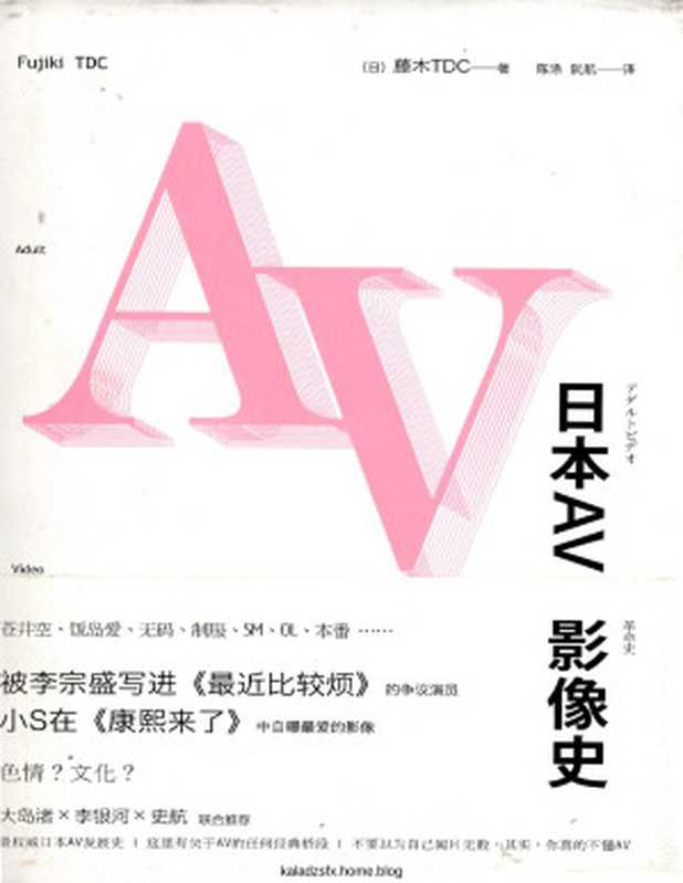 日本AV影像史 = アダルトビデオ革命史（[日] 藤木TDC (Fujiki TDC) 著；陈涤，阮航 译）（新星出版社 2013）