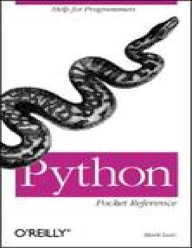 Python Pocket Reference（Mark Lutz）（O