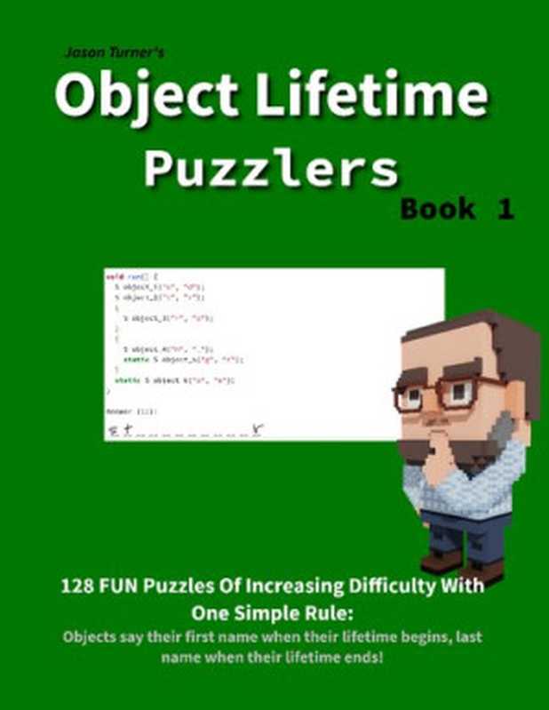 Object Lifetime Puzzlers Book 1（Jason Turner）（Leanpub 2021）