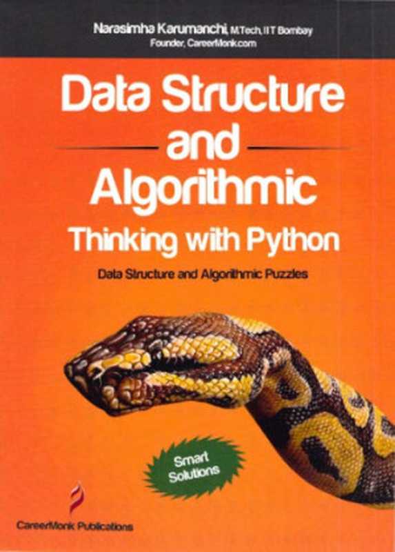 Data structure and algorithmic thinking with Python（Karumanchi N）（CareerMonk Publications 2016）