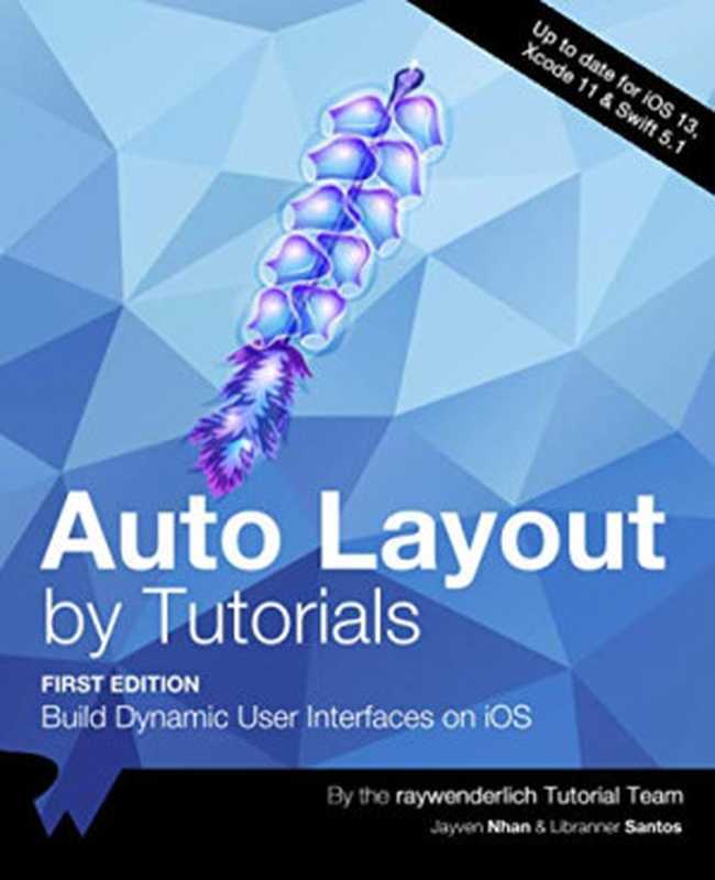 Auto Layout by Tutorials： Build Dynamic User Interfaces on iOS（Libranner Santos， Jayven Nhan， the raywenderlich Tutorial Team）（Ray Wenderlich; Razeware LLC. 2020）