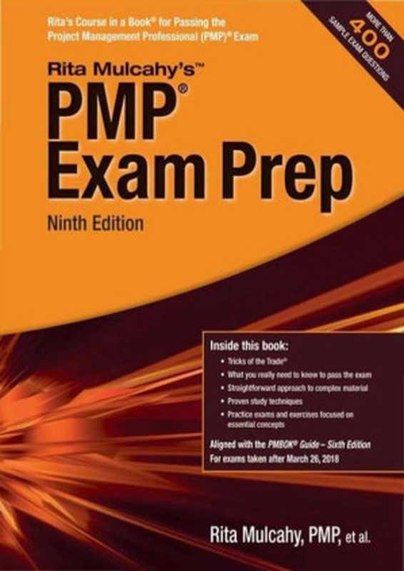 PMP Exam Prep Ninth Edition（Rita Mulcahy）（RMC Publications 2018）