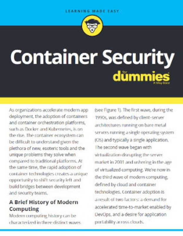 Container Security For Dummies（Wiley）（Wiley 2021）