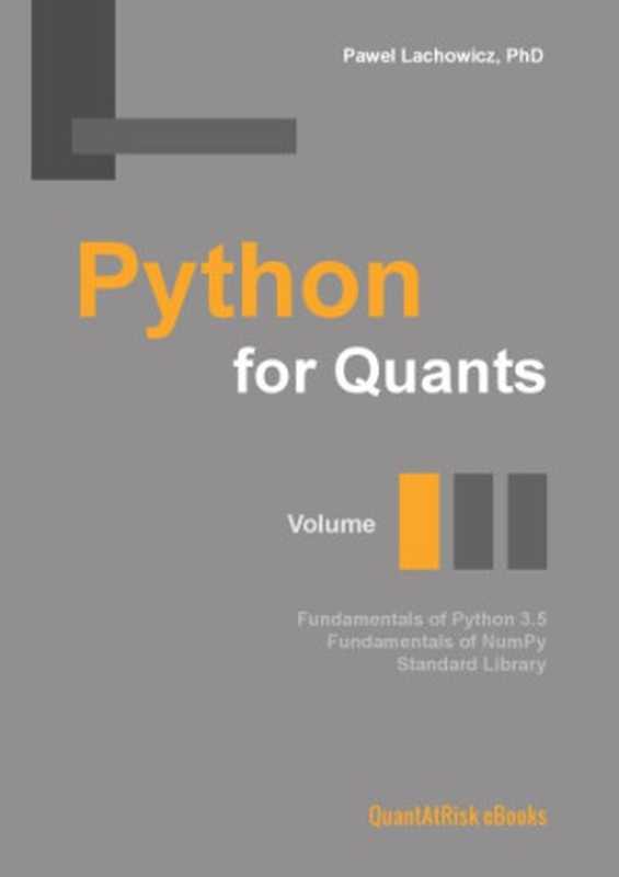 Python for Quants（Pawel Lachowicz）（QuantAtRisk 2015）