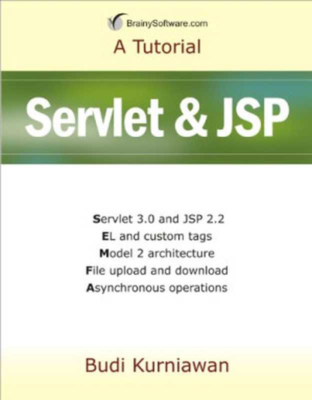 Servlet & JSP： A Tutorial（Budi Kurniawan）（BrainySoftware 2012）