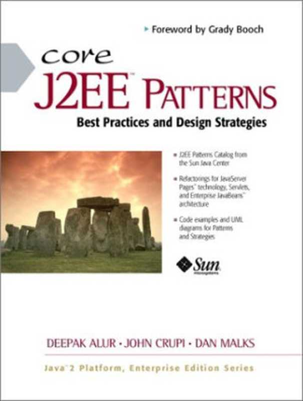 Core J2EE Patterns（Deepak Alur， John Crupi， Dan Malks）（Pearson Education 2001）